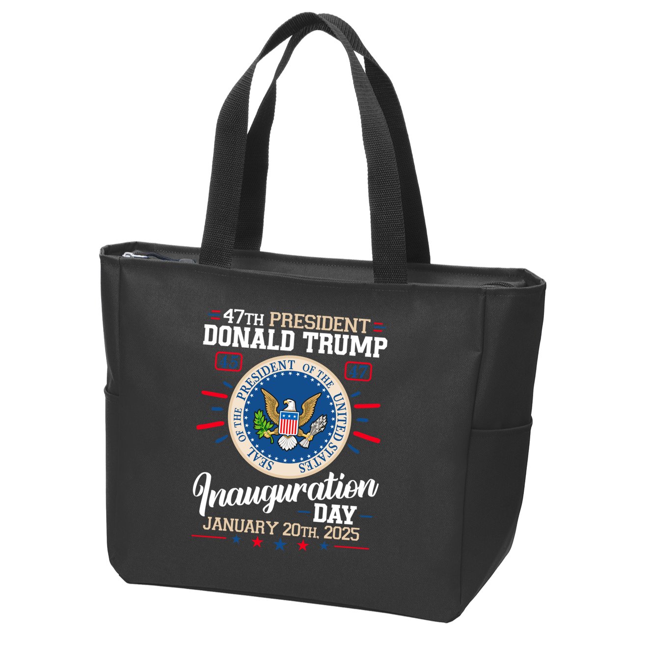 Donald Trump Inauguration Day 2025 Zip Tote Bag