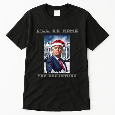 Donald Trump Ill Be Home For Christmas Inauguration Tall T-Shirt