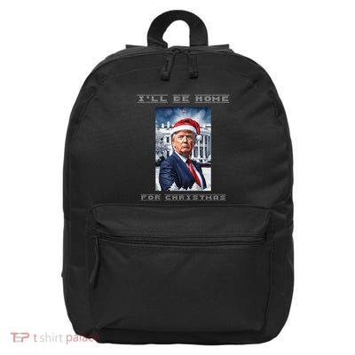 Donald Trump Ill Be Home For Christmas Inauguration 16 in Basic Backpack
