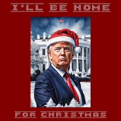 Donald Trump Ill Be Home For Christmas Inauguration T-Shirt