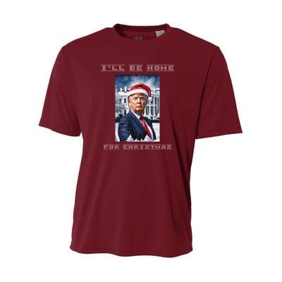 Donald Trump Ill Be Home For Christmas Inauguration Youth Performance Sprint T-Shirt