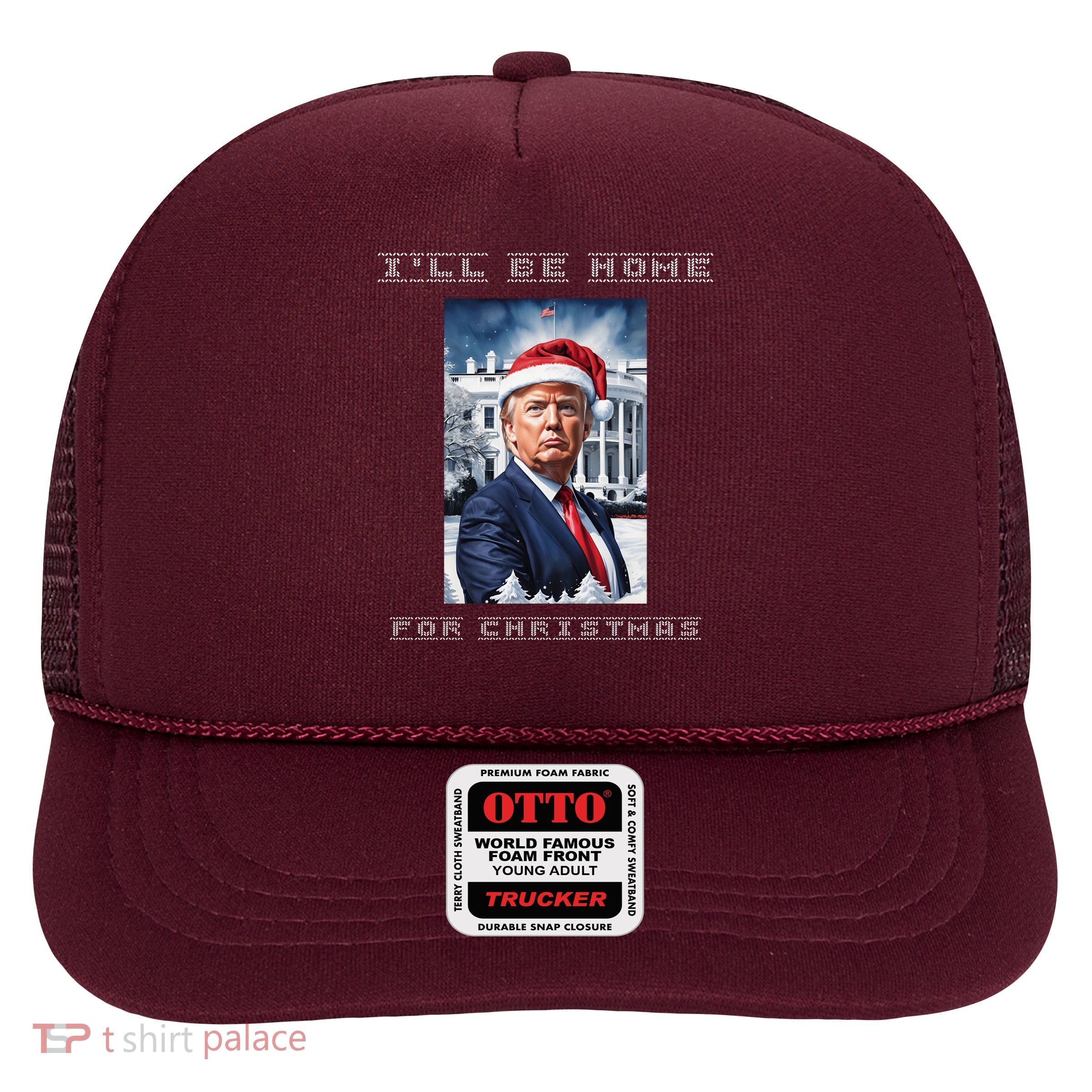 Donald Trump Ill Be Home For Christmas Inauguration Trucker Hat