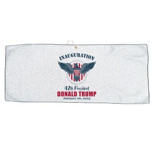 Donald Trump Inauguration Day 2025 Large Microfiber Waffle Golf Towel