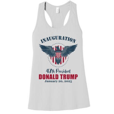 Donald Trump Inauguration Day 2025 Women's Racerback Tank