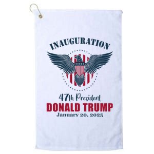 Donald Trump Inauguration Day 2025 Platinum Collection Golf Towel