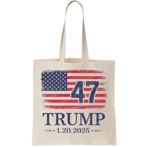 Donald Trump Inauguration Day 2025 47th President Usa Flag Tote Bag