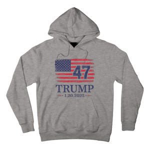 Donald Trump Inauguration Day 2025 47th President Usa Flag Tall Hoodie