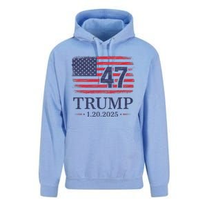 Donald Trump Inauguration Day 2025 47th President Usa Flag Unisex Surf Hoodie