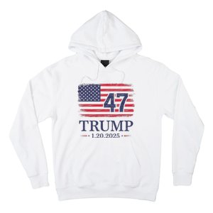 Donald Trump Inauguration Day 2025 47th President Usa Flag Hoodie