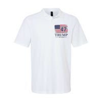 Donald Trump Inauguration Day 2025 47th President Usa Flag Softstyle Adult Sport Polo