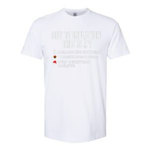 Due To Inflation This Is My Halloween Thanksgiving Christmas Softstyle CVC T-Shirt