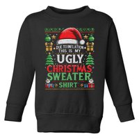 Due To Inflation This Is My Ugly Christmas 2024 Xmas Holiday Toddler Sweatshirt