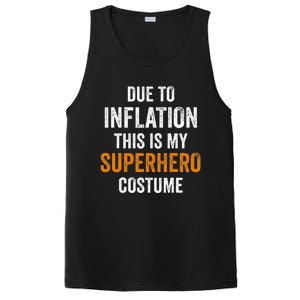 Due To Inflation This Is My Superhero Costume Halloween PosiCharge Competitor Tank