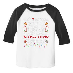 Due To Inflation Ugly Christmas Sweaters Funny Toddler Fine Jersey T-Shirt