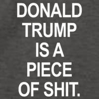 Donald Trump Is A Piece Of Shit Vector Backpack