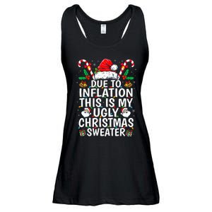 Due To Inflation This Is My Ugly Family Christmas Ladies Essential Flowy Tank