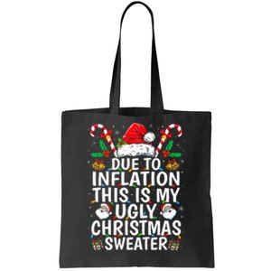 Due To Inflation This Is My Ugly Family Christmas Tote Bag