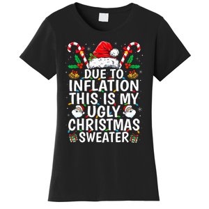 Due To Inflation This Is My Ugly Family Christmas Women's T-Shirt