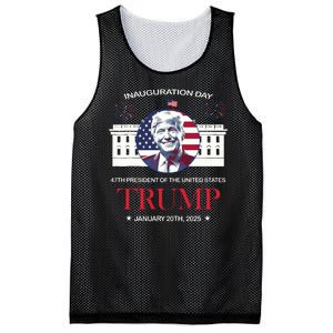 Donald Trump Inauguration Day 2025 47th President 47 Us Flag Mesh Reversible Basketball Jersey Tank