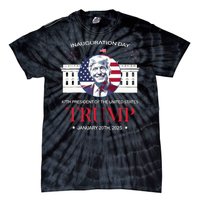 Donald Trump Inauguration Day 2025 47th President 47 Us Flag Tie-Dye T-Shirt