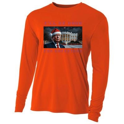 Donald Trump Ill Be Home For Christmas Inauguration Cooling Performance Long Sleeve Crew