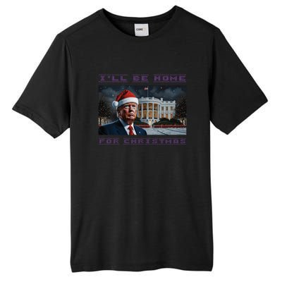 Donald Trump Ill Be Home For Christmas Inauguration Tall Fusion ChromaSoft Performance T-Shirt