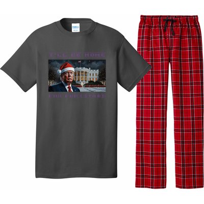 Donald Trump Ill Be Home For Christmas Inauguration Pajama Set