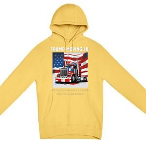 Donald Trump Inauguration Funny Moving Conservative Premium Pullover Hoodie