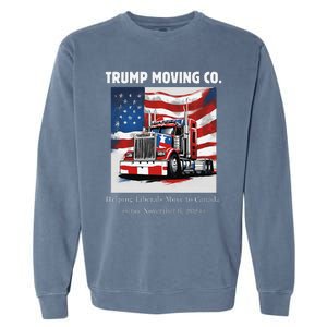 Donald Trump Inauguration Funny Moving Conservative Garment-Dyed Sweatshirt