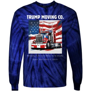 Donald Trump Inauguration Funny Moving Conservative Tie-Dye Long Sleeve Shirt