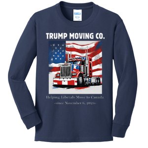 Donald Trump Inauguration Funny Moving Conservative Kids Long Sleeve Shirt