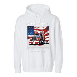 Donald Trump Inauguration Funny Moving Conservative Garment-Dyed Fleece Hoodie