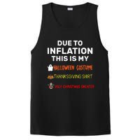 Due To Inflation This Is My Funny Halloween Costume PosiCharge Competitor Tank