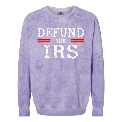 Defund The IRS Colorblast Crewneck Sweatshirt