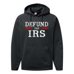 Defund The IRS Performance Fleece Hoodie