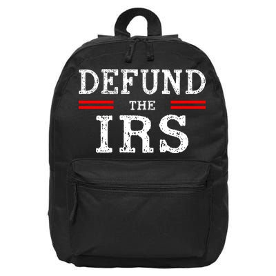 Defund The IRS 16 in Basic Backpack