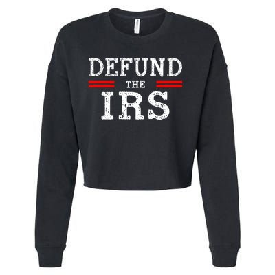 Defund The IRS Cropped Pullover Crew