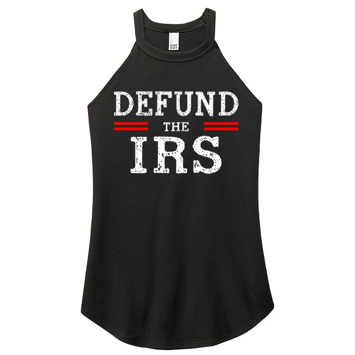 Defund The IRS Women's Perfect Tri Rocker Tank