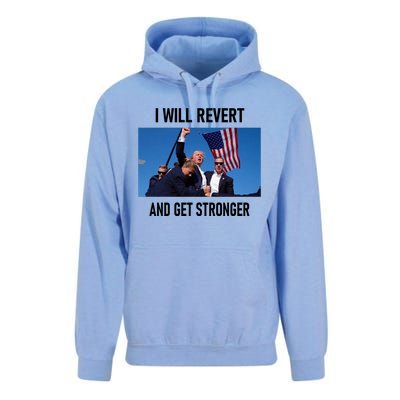 Donald Trump I Will Revert And Get Stronger A Great Gift For Trump Lovers Unisex Surf Hoodie