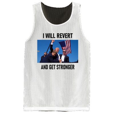 Donald Trump I Will Revert And Get Stronger A Great Gift For Trump Lovers Mesh Reversible Basketball Jersey Tank