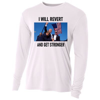 Donald Trump I Will Revert And Get Stronger A Great Gift For Trump Lovers Cooling Performance Long Sleeve Crew