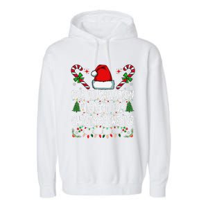 Due To Inflation Ugly Christmas Sweaters Funny Garment-Dyed Fleece Hoodie