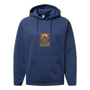 Due To Inflation This Is My Halloween Costume Jack O Lantern Performance Fleece Hoodie