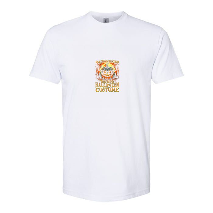 Due To Inflation This Is My Halloween Costume Jack O Lantern Softstyle CVC T-Shirt