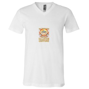 Due To Inflation This Is My Halloween Costume Jack O Lantern V-Neck T-Shirt