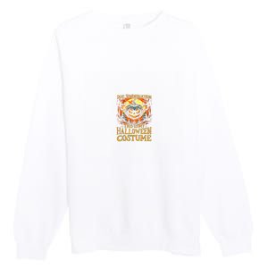 Due To Inflation This Is My Halloween Costume Jack O Lantern Premium Crewneck Sweatshirt