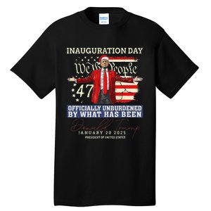 Donald Trump Inauguration Day 2025 47th President Trump 47 Tall T-Shirt