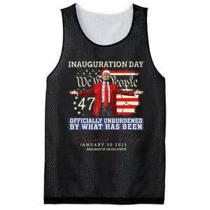 Donald Trump Inauguration Day 2025 47th President Trump 47 Mesh Reversible Basketball Jersey Tank