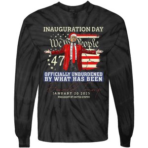 Donald Trump Inauguration Day 2025 47th President Trump 47 Tie-Dye Long Sleeve Shirt