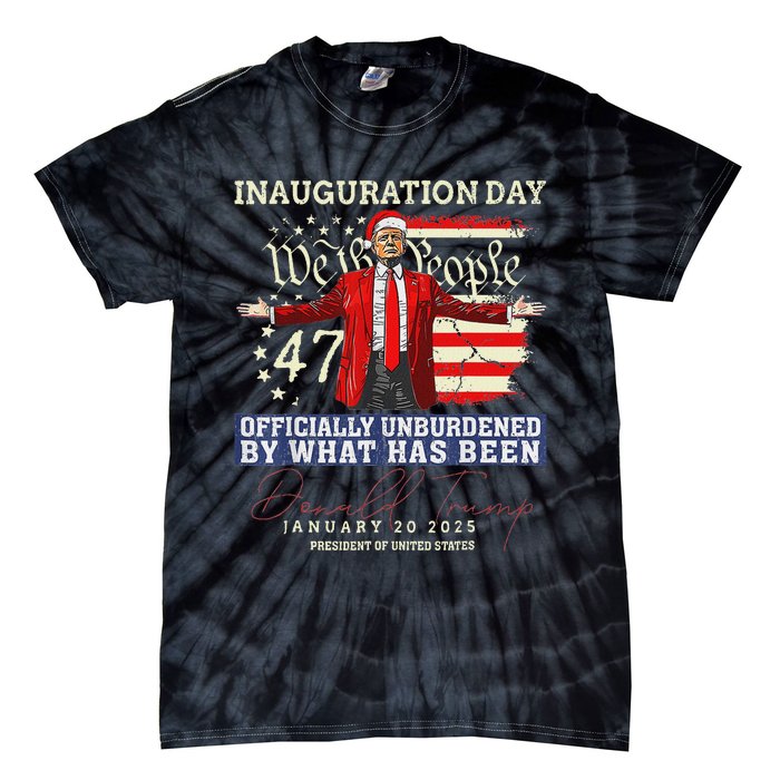 Donald Trump Inauguration Day 2025 47th President Trump 47 Tie-Dye T-Shirt